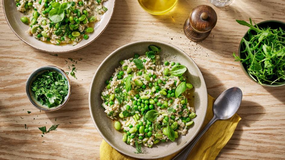 Groene risotto