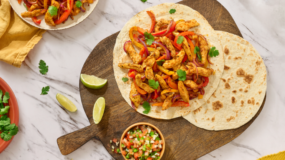 Kipfiletfajitas uit de Airfryer met Pico de Gallo