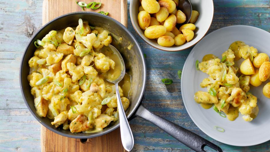 Basisrecept: MAGGI Dagschotel Bloemkool- milde kerrie met kip