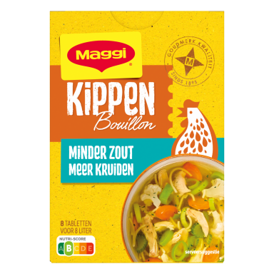 MAGGI Kippenbouillon minder zout, meer kruiden