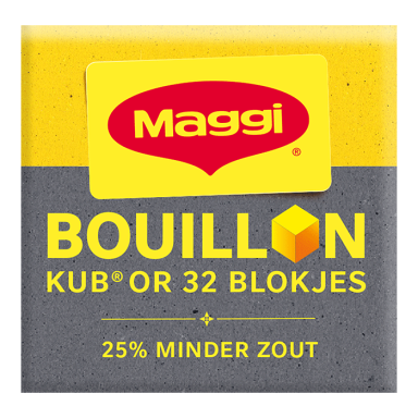 MAGGI Kub'or 32 bouillonblokjes minder zout
