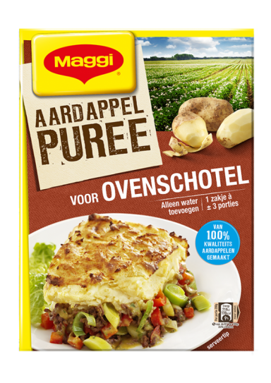 MAGGI Aardappelpuree voor ovenschotel