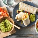 Wrap met knoflook-kruiden kip en avocado