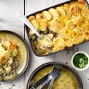 Ovenschotel bloemkool-room met gehakt