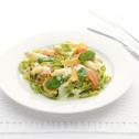 Tagliatelle met asperges en zalm