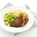 Recept voor gebakken kalfslever met spek en uien