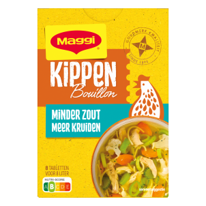 MAGGI Kippenbouillon minder zout, meer kruiden