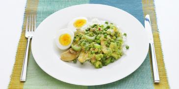 Kipfilet met romige kerriesaus en basmatirijst