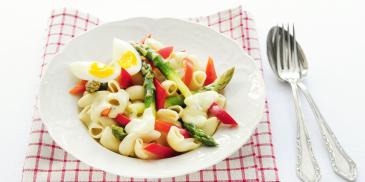 Pasta met groene asperges