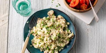 Kaasrisotto met champignons