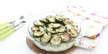 Ovenschotel met rundergehakt en courgette