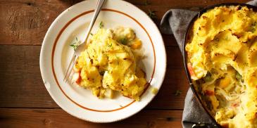 Vegetarische zuurkool ovenschotel met appel