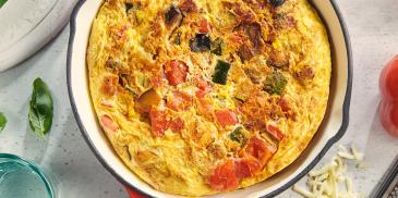 Ratatouille omelet