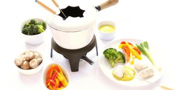 Chinese fondue met kip en groente