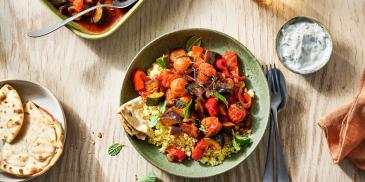 Couscous met harissa groenten