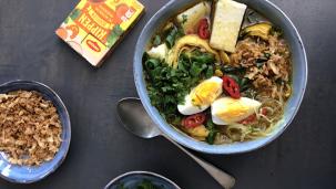 Indonesische Soto ajam van Desiree en Tinne