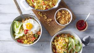 Recept voor nasi met paprika en nasigroenten